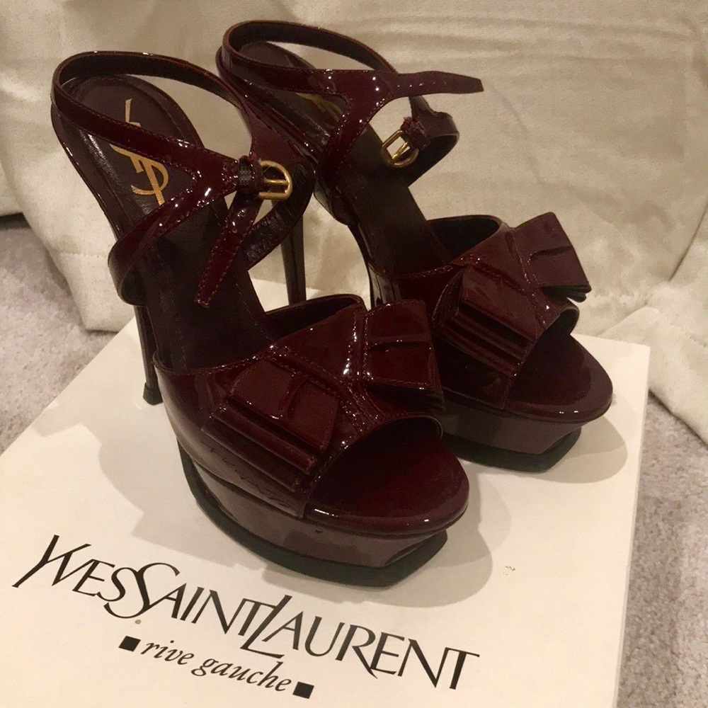 YSL Tribute Bow Sandal